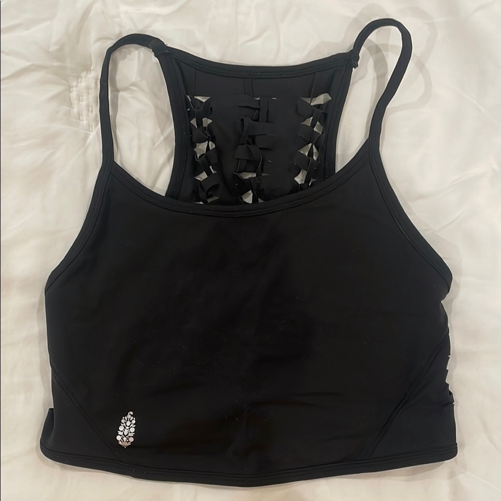 Black Free People Tank Crop 

Great condition